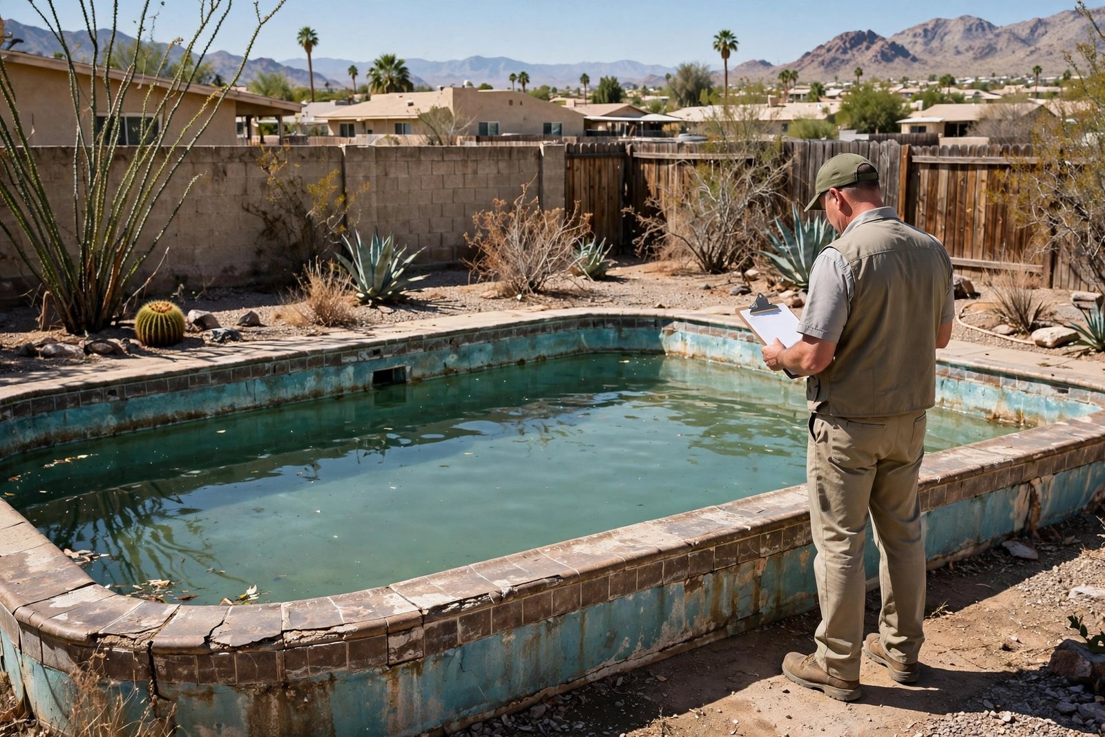 Older Cove pool checked for a new owner in Cathedral City
