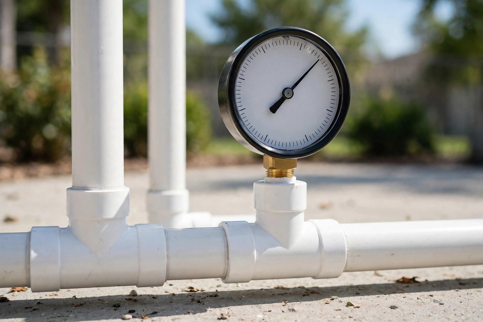 Pressure gauge needle holding high after repair in Cathedral City