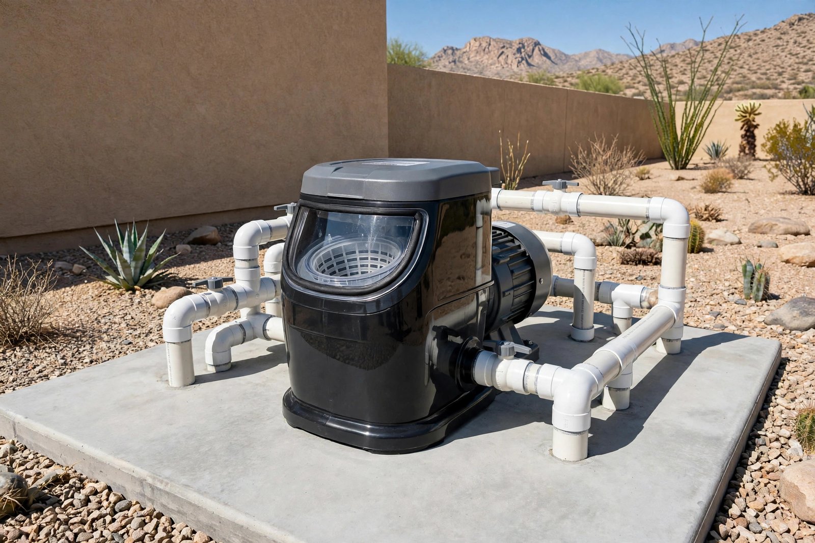 Pool pump dry after a new seal in Cathedral City